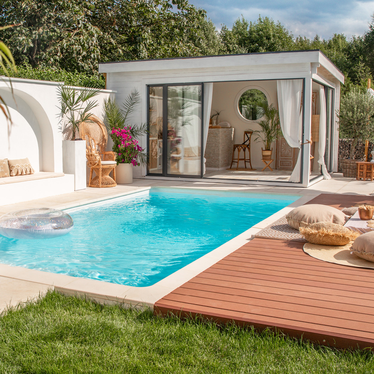 Les différentes tailles des piscines coque